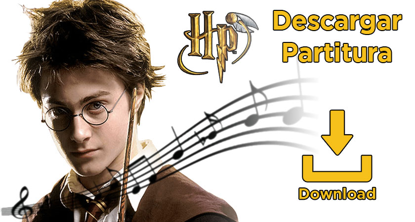 Partitura canción Harry Potter