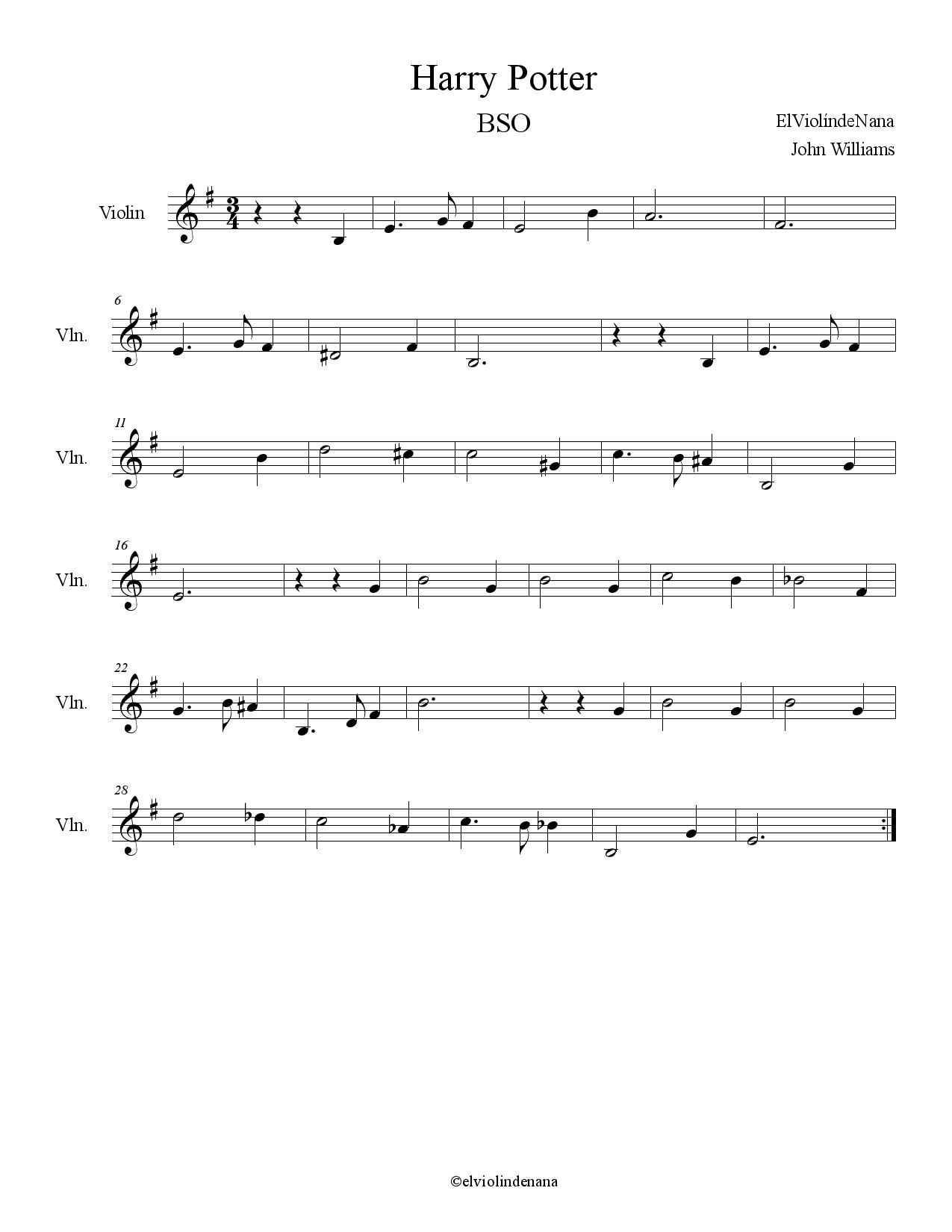 ▷ Partitura Potter para Piano, Flauta, Violín【2023】✓